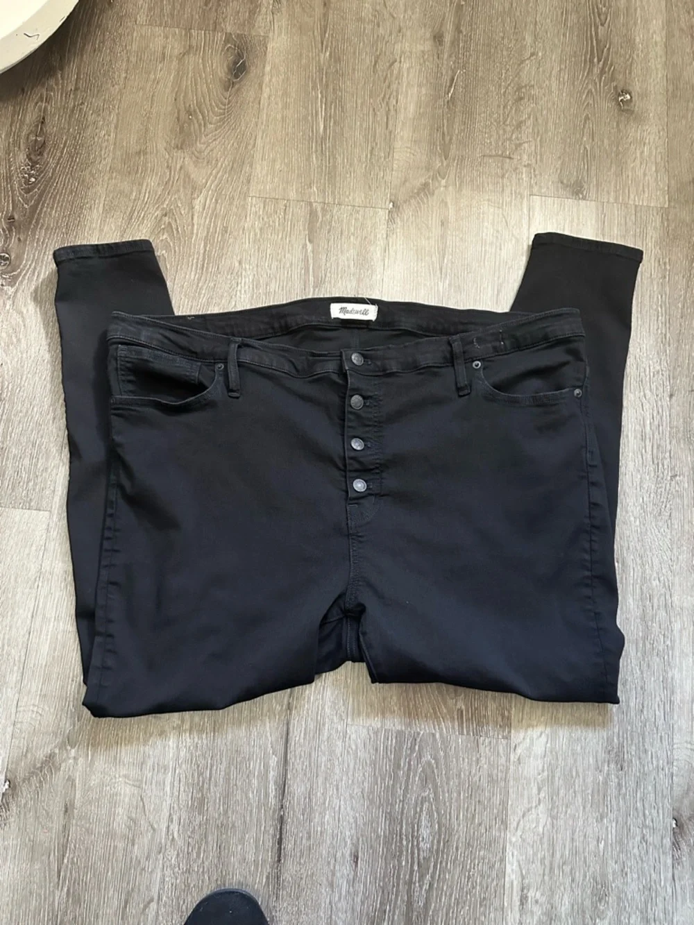 Madewell plus Black Skinny Jeans size 37 - Picture 8 of 9